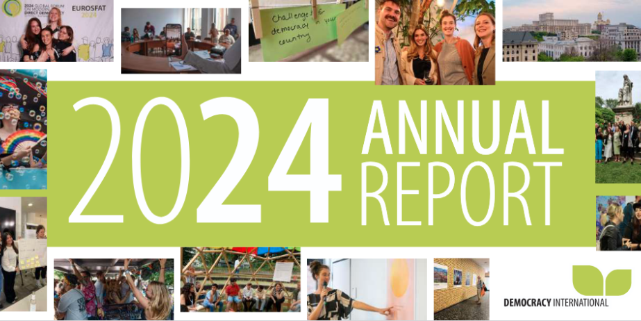 Image Annual Report 2024 of Democracy International