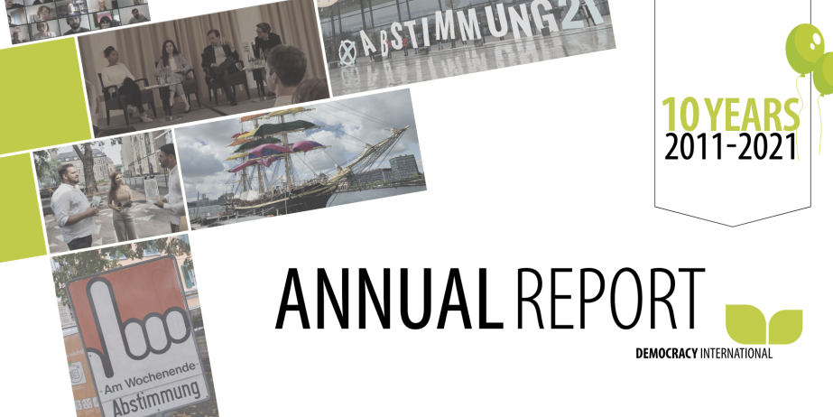 Image Annual Report Democracy International 2021