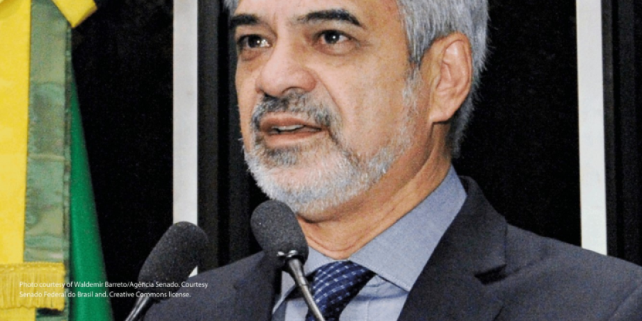 Senator Humberto Costa. Credit: Waldemir Barreto/Agência Senado. Courtesy Senado Federal do Brasil a