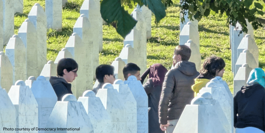 Youth Bridges Europe participants in Bosnia